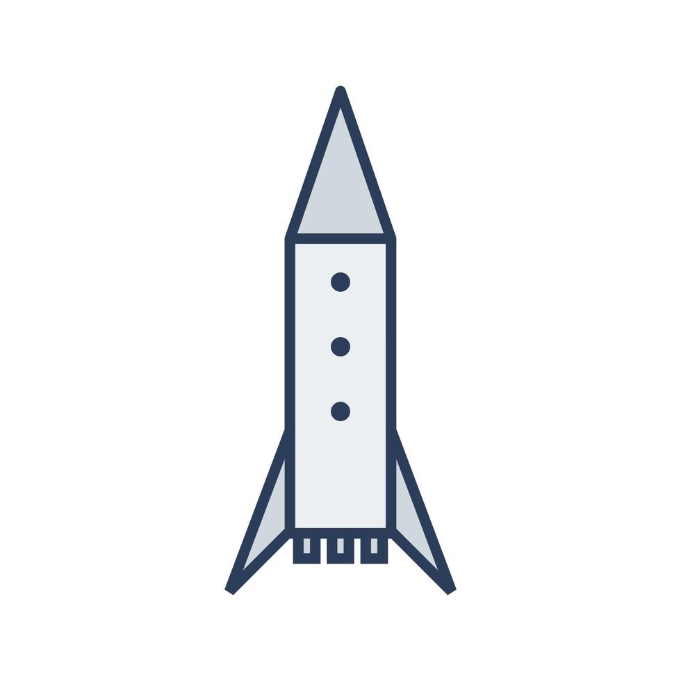 Space Rocket Vector Icon