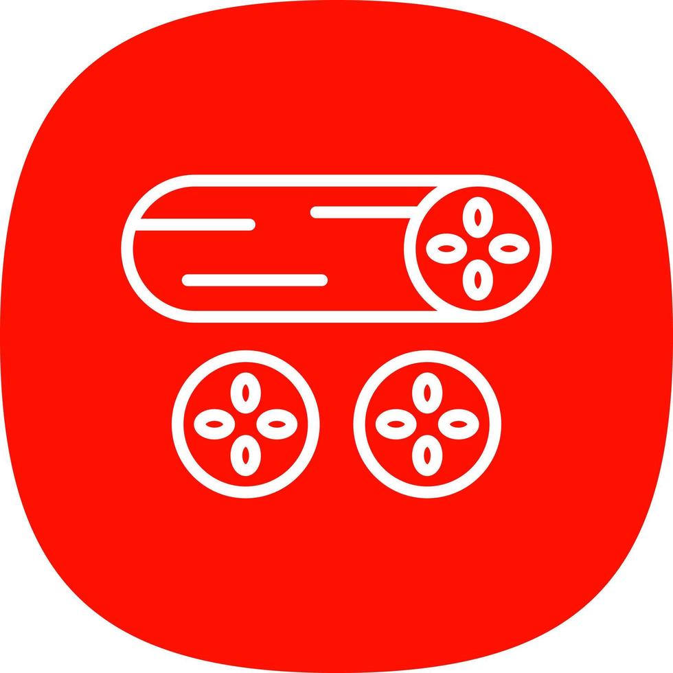 Cucumber Vector Icon Design