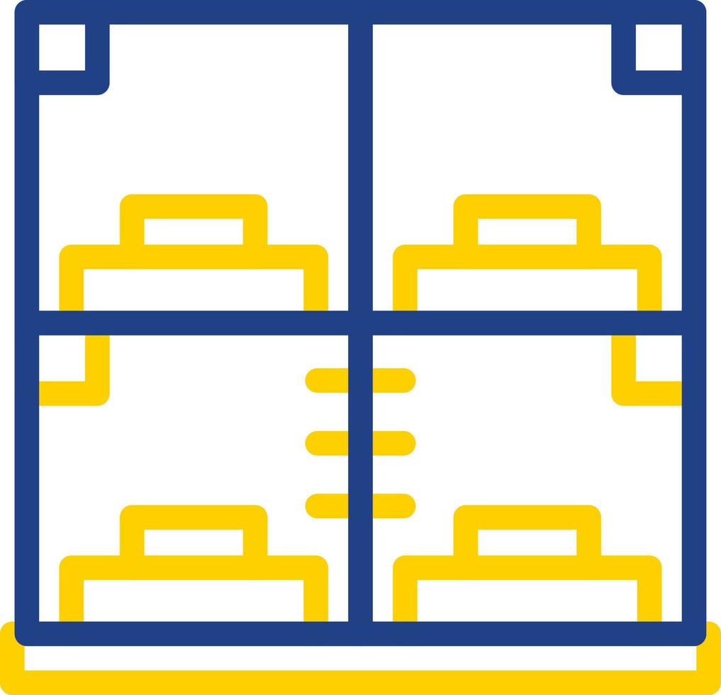 Capsule Hotel Vector Icon Design