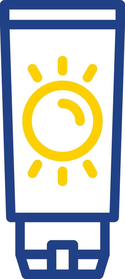 Sunblock Vector Icon Design