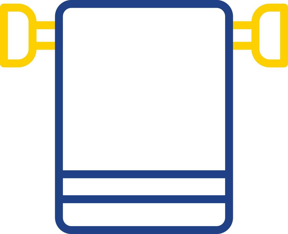 Towel Rack Vector Icon Design