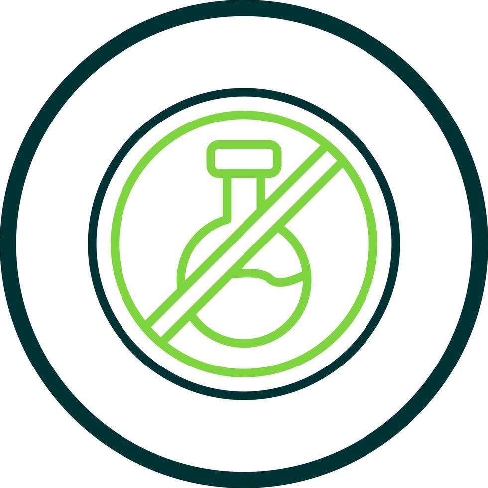No Chemical Vector Icon Design