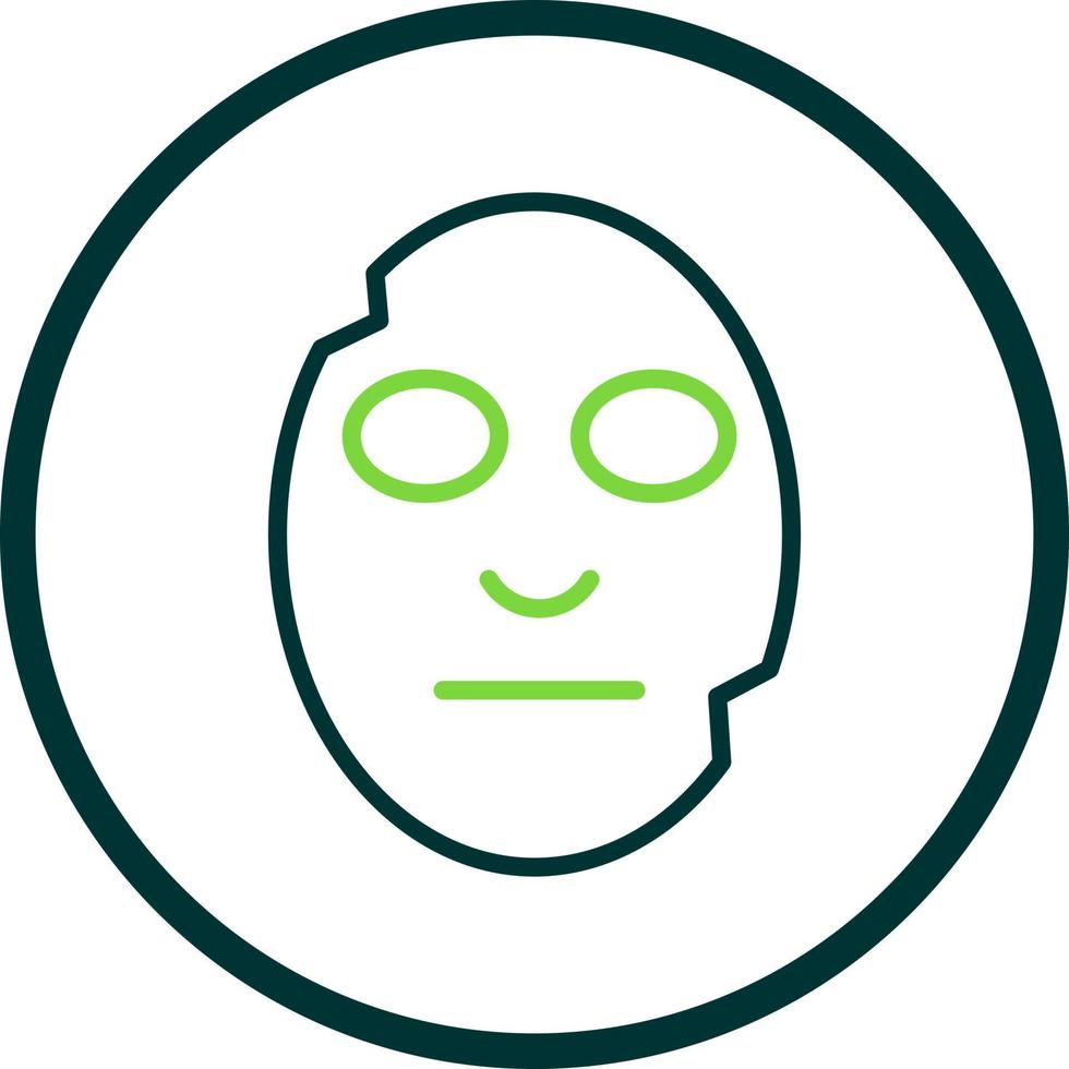 Face Mask Vector Icon Design