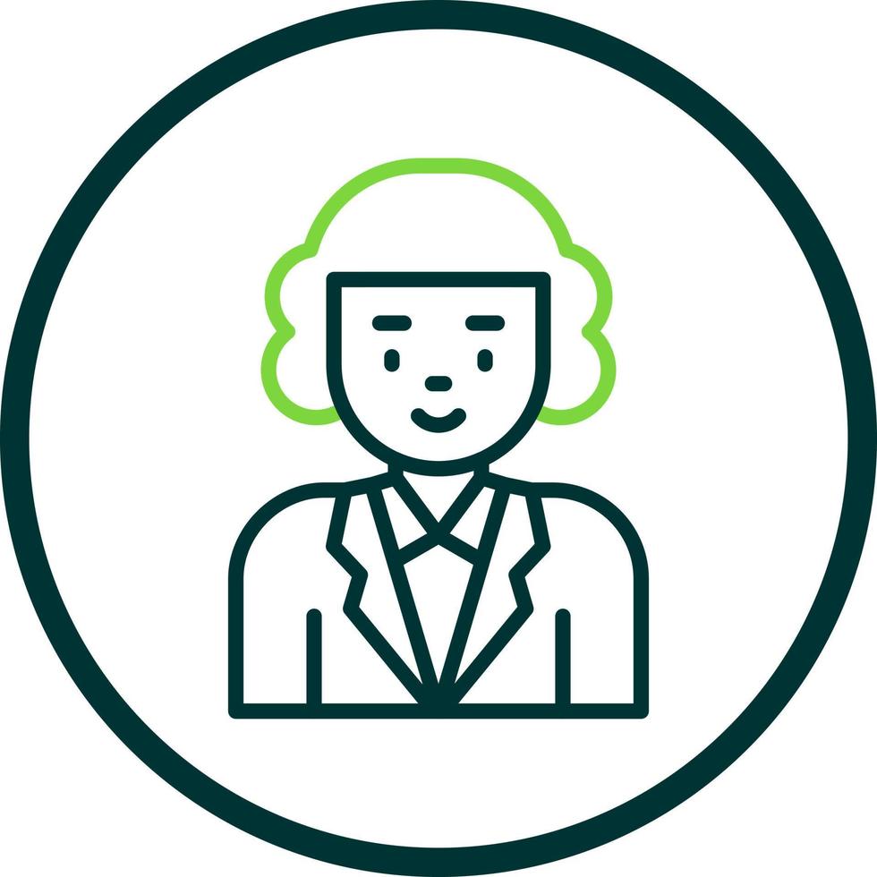 Judge Vector Icon Design