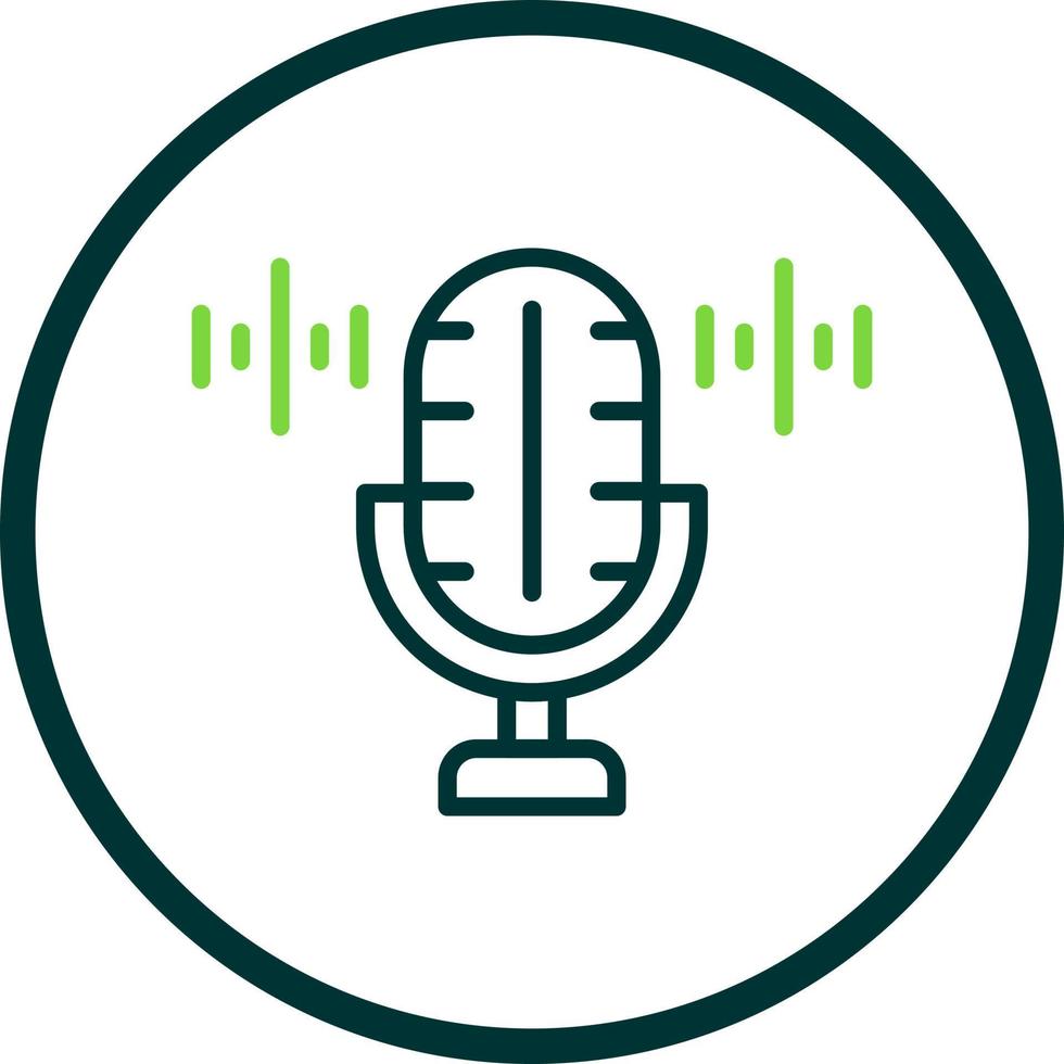 Voice Recorder Vector Icon Design