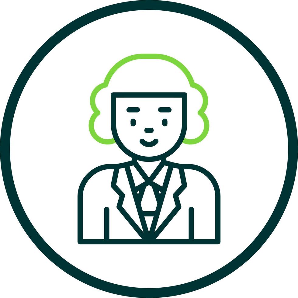 Judge Vector Icon Design
