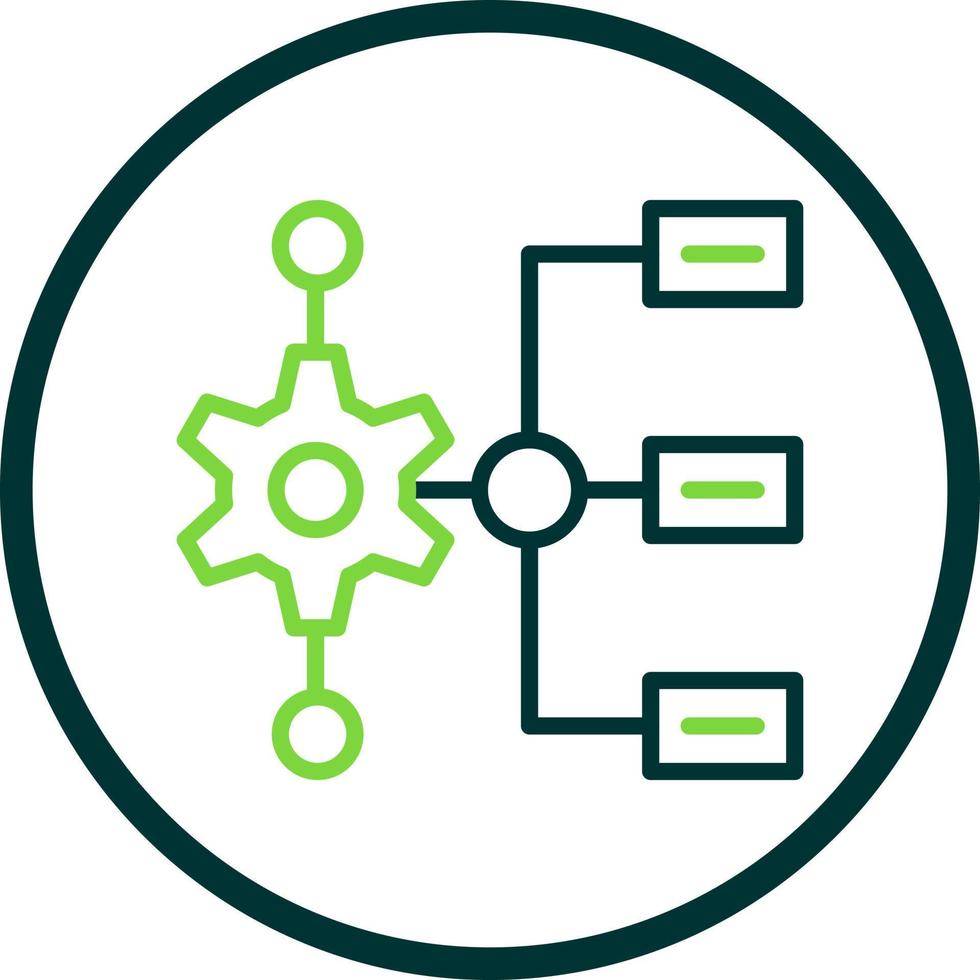 Workflow Vector Icon Design