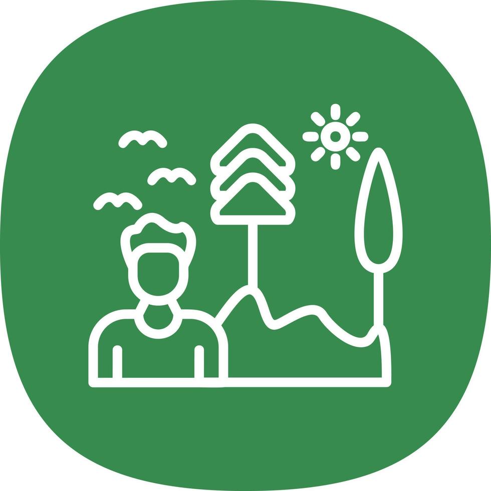 Adventurer Vector Icon Design