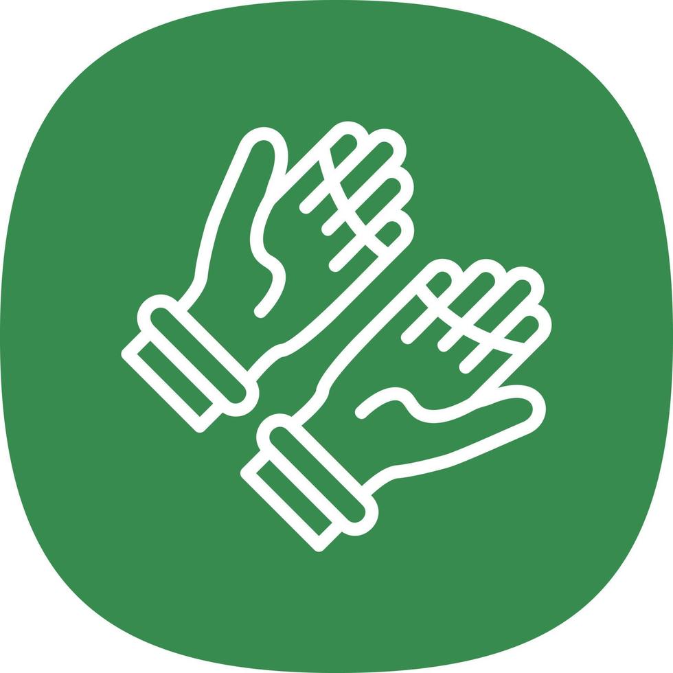 Gloves Vector Icon Design