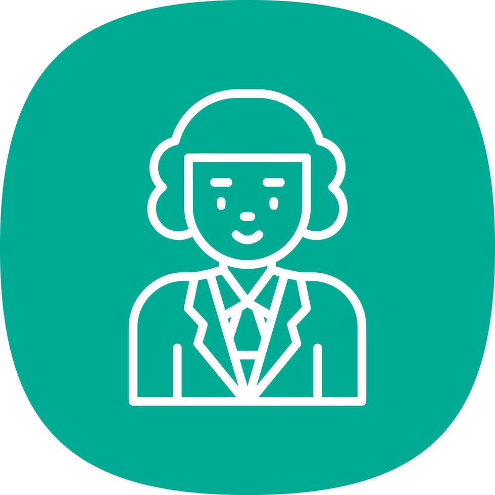 Judge Vector Icon Design