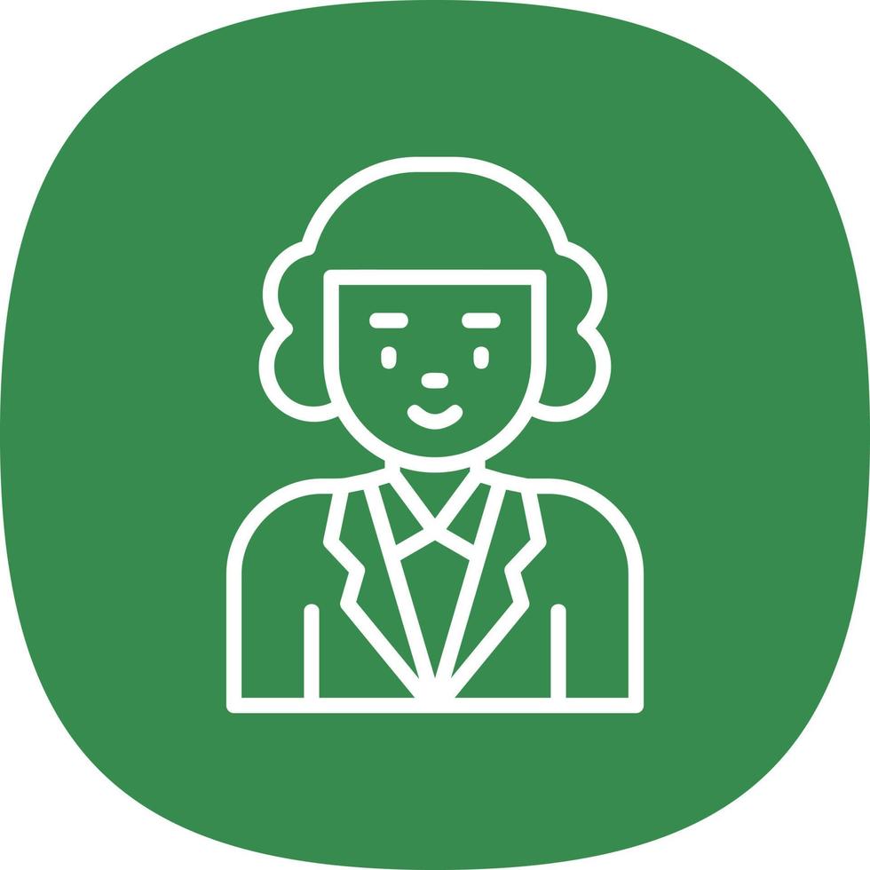 Judge Vector Icon Design