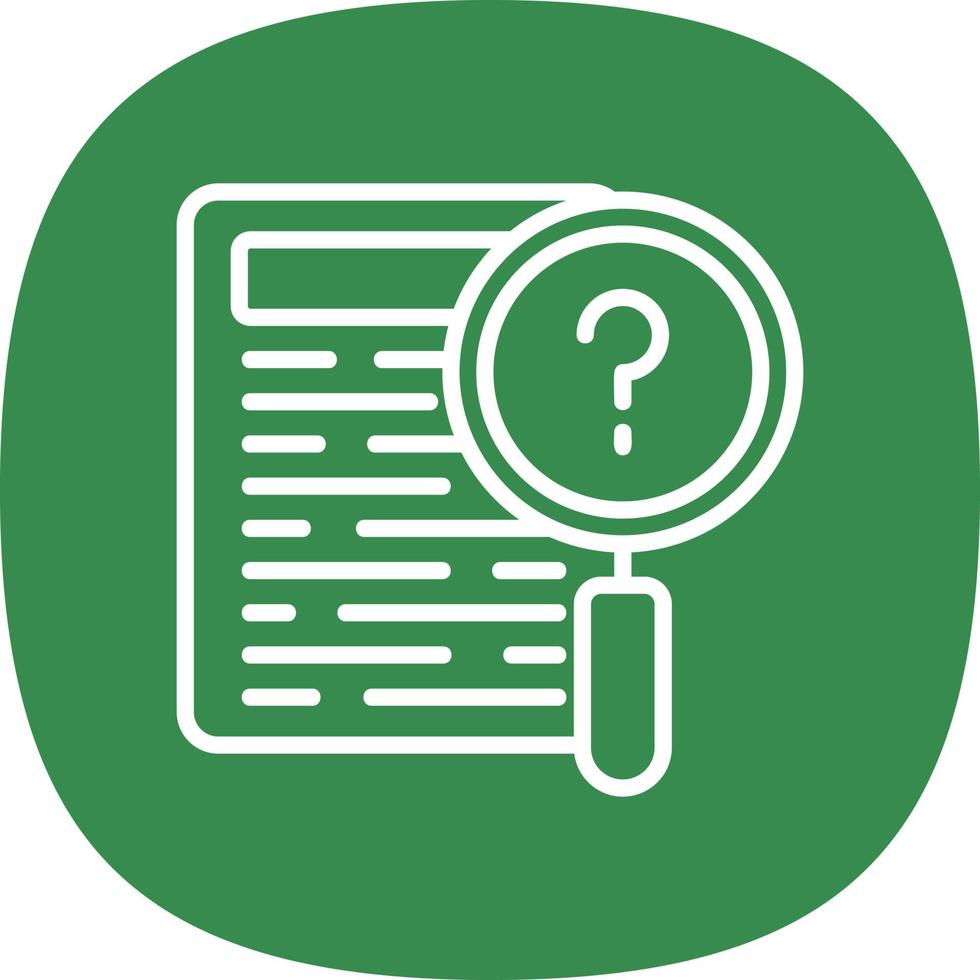 Evidence Vector Icon Design