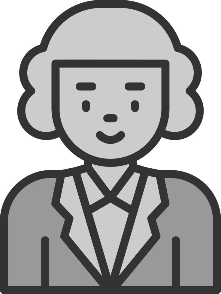Judge Vector Icon Design