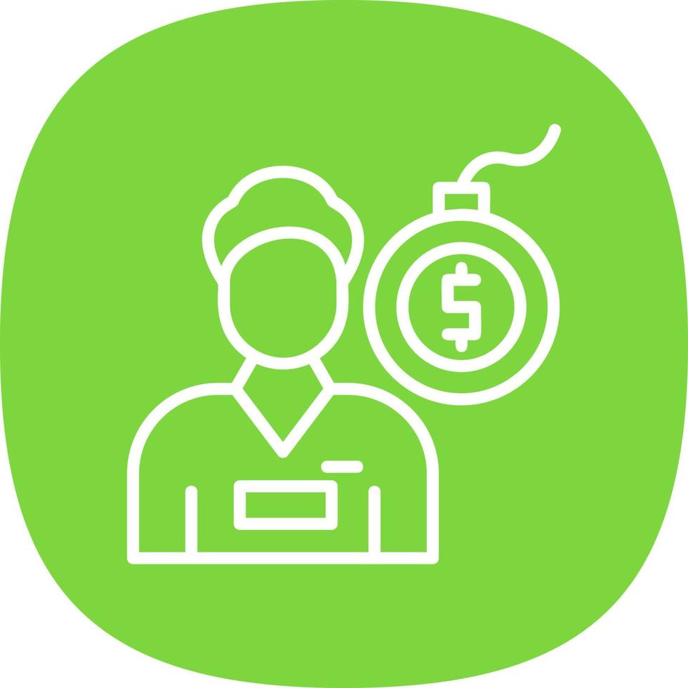 Debt Vector Icon Design