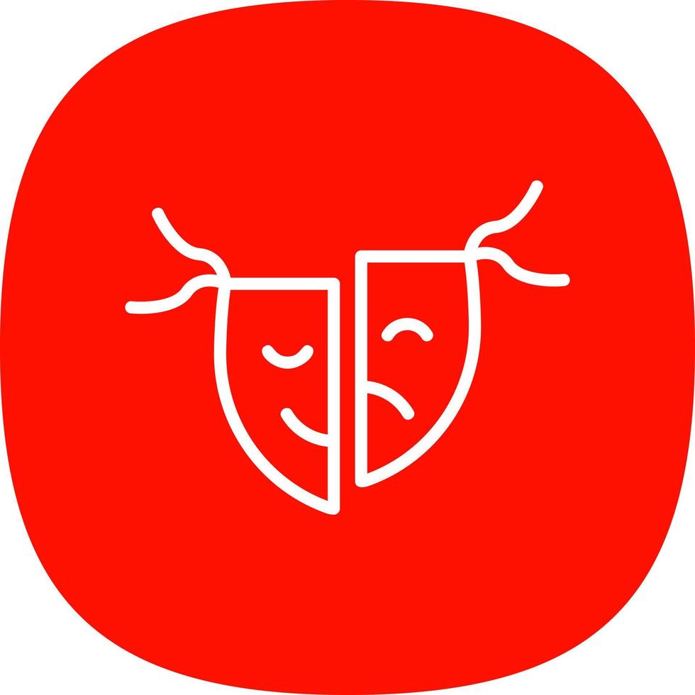 Tragedy Vector Icon Design