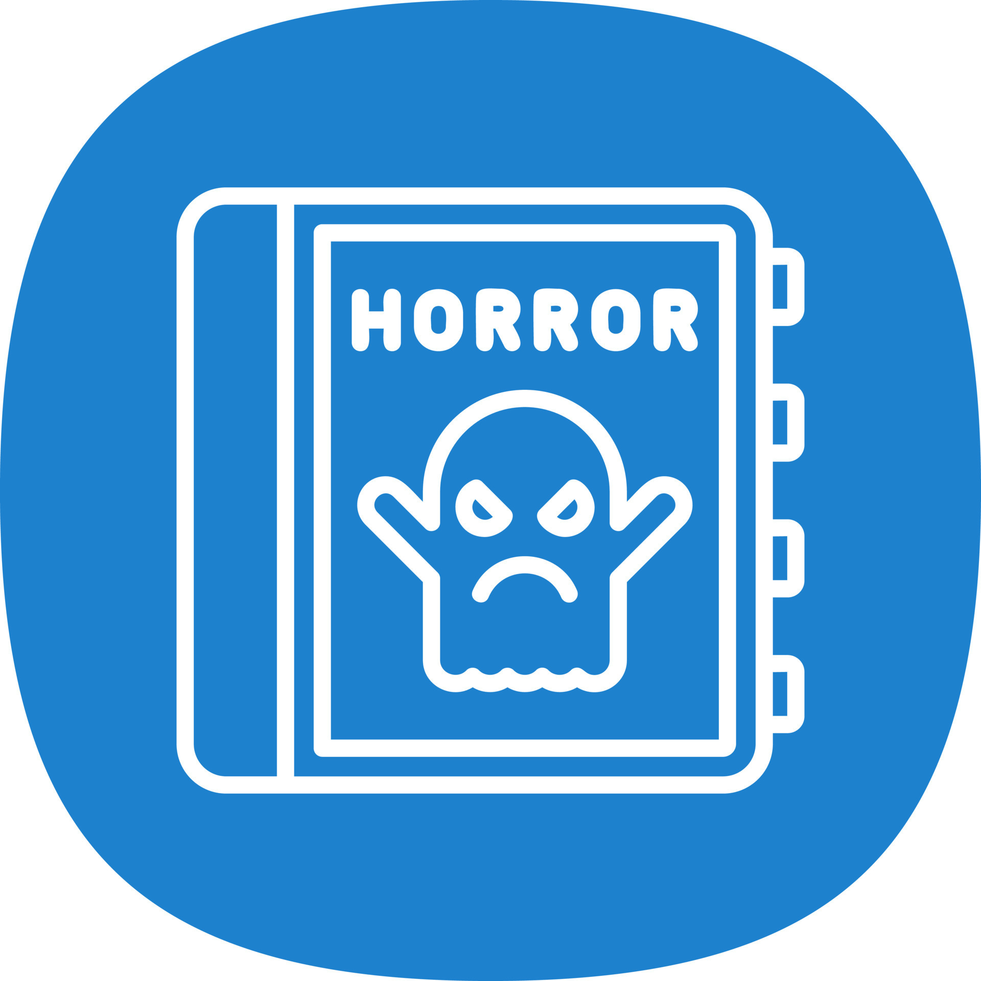 Horror Vector Icon Design 16615537 Vector Art at Vecteezy