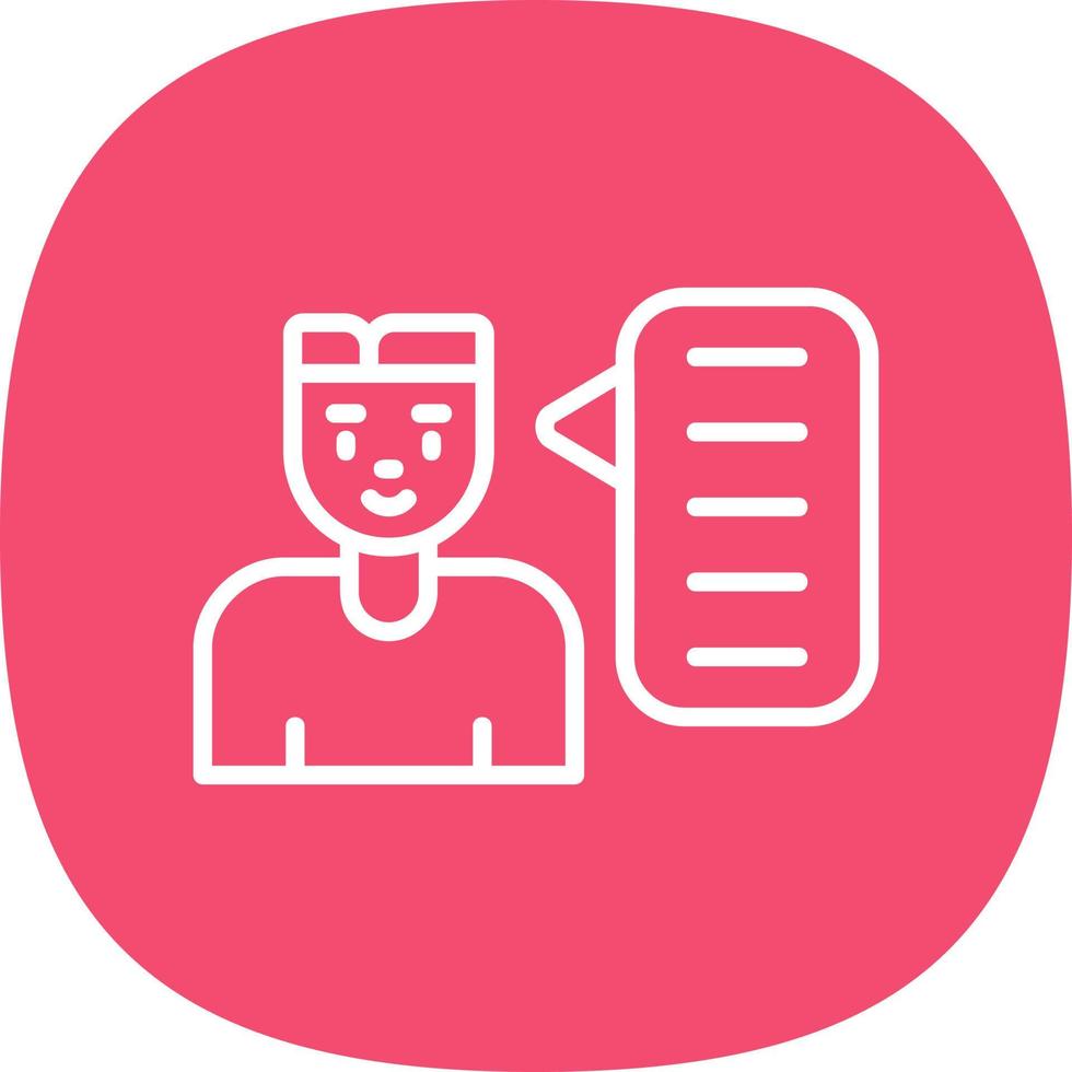 Conversation Vector Icon Design