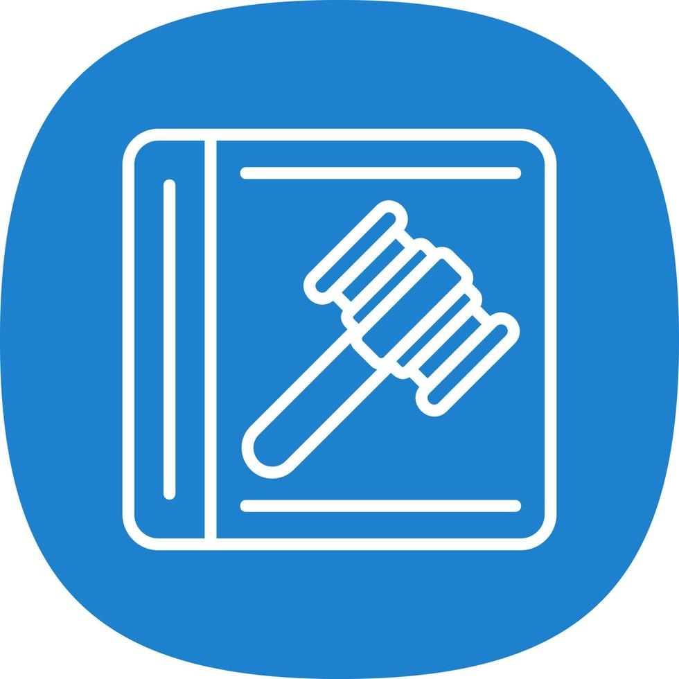 Law In Order Vector Icon Design
