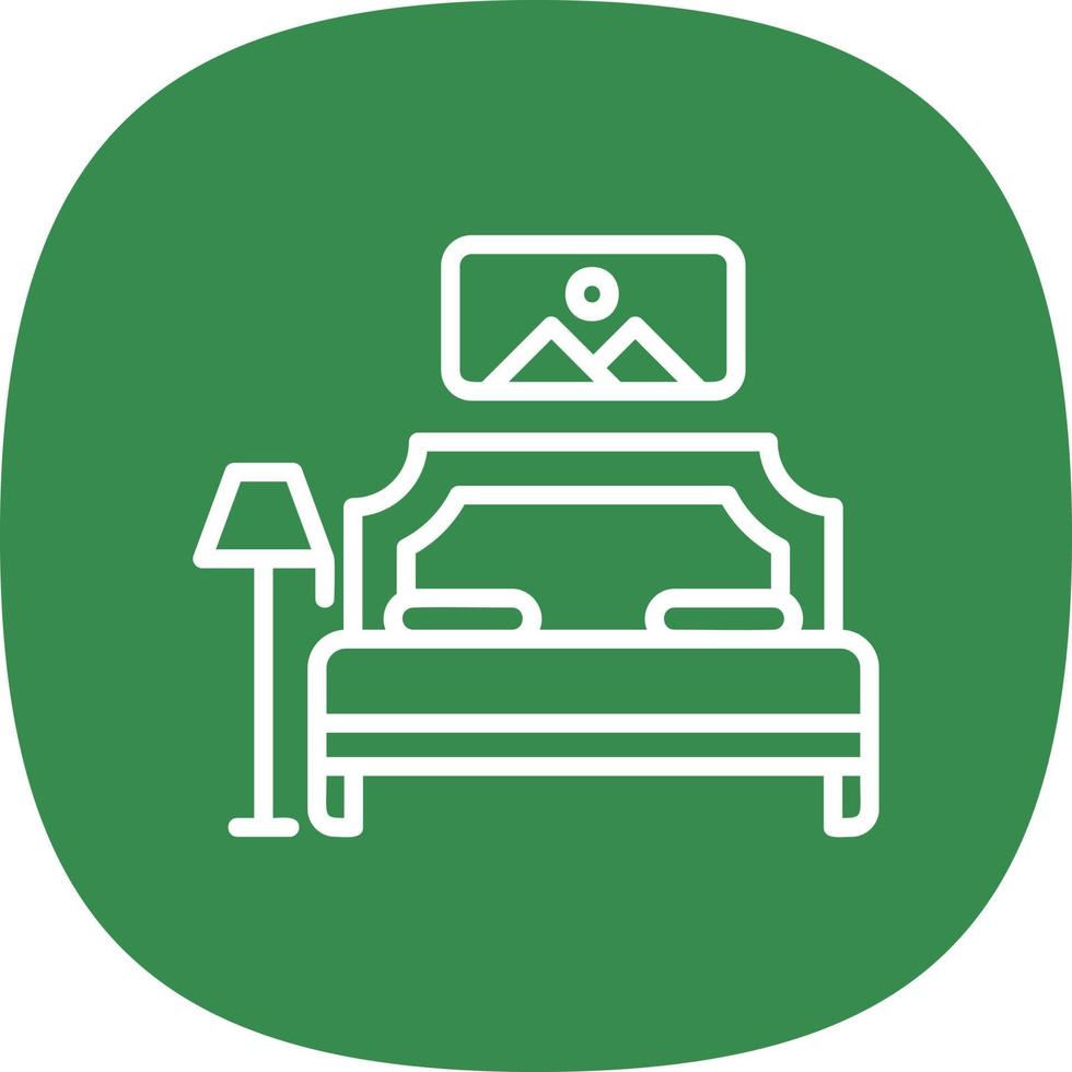 Bedroom Vector Icon Design