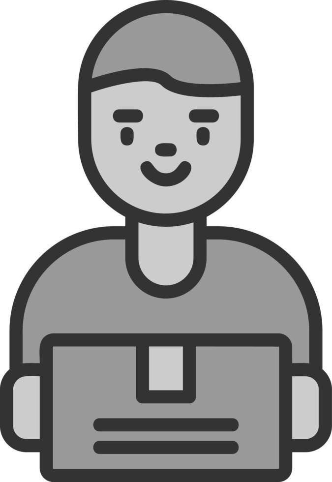 Deliveryman Vector Icon Design