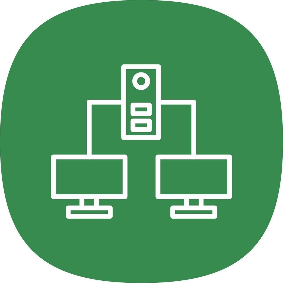 Computer Networks Vector Icon Design