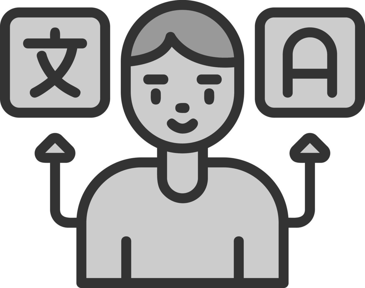 Translator Vector Icon Design