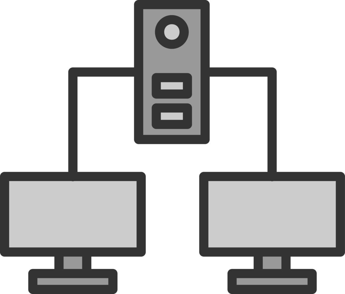 Computer Networks Vector Icon Design