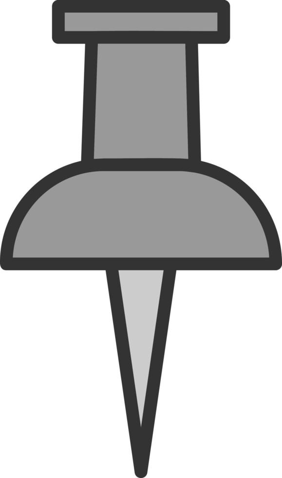 Push Pin Vector Icon Design