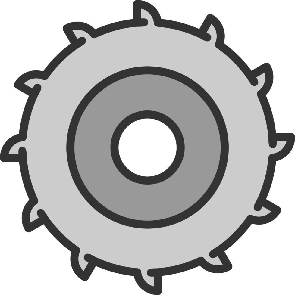 Circular Saw Vector Icon Design