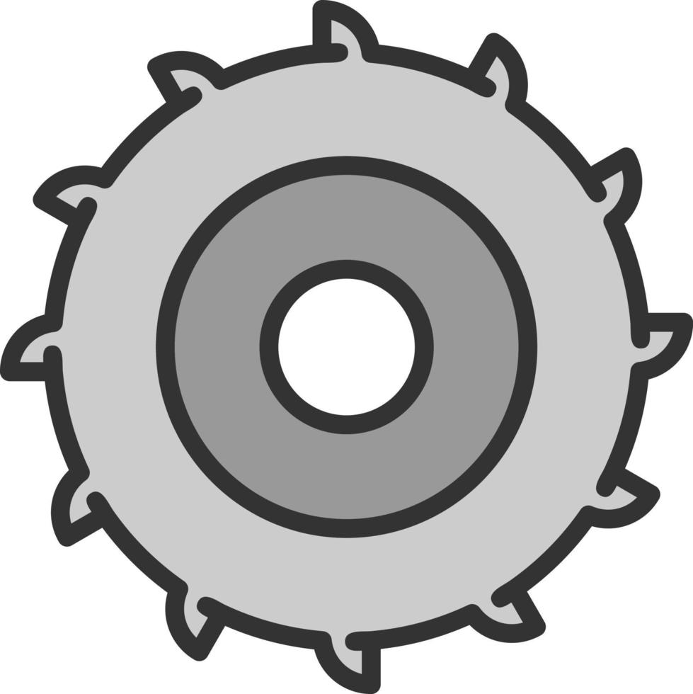 diseño de icono de vector de sierra circular