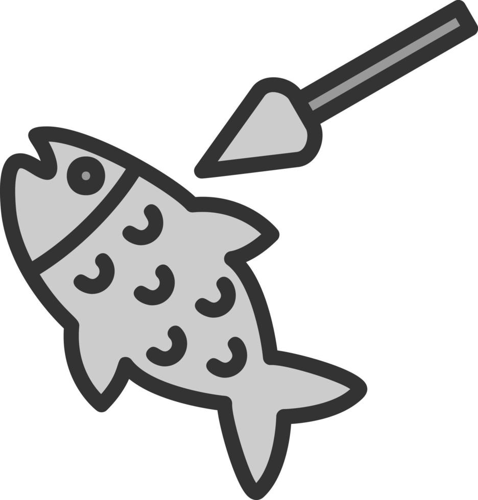 diseño de icono de vector de pesca submarina