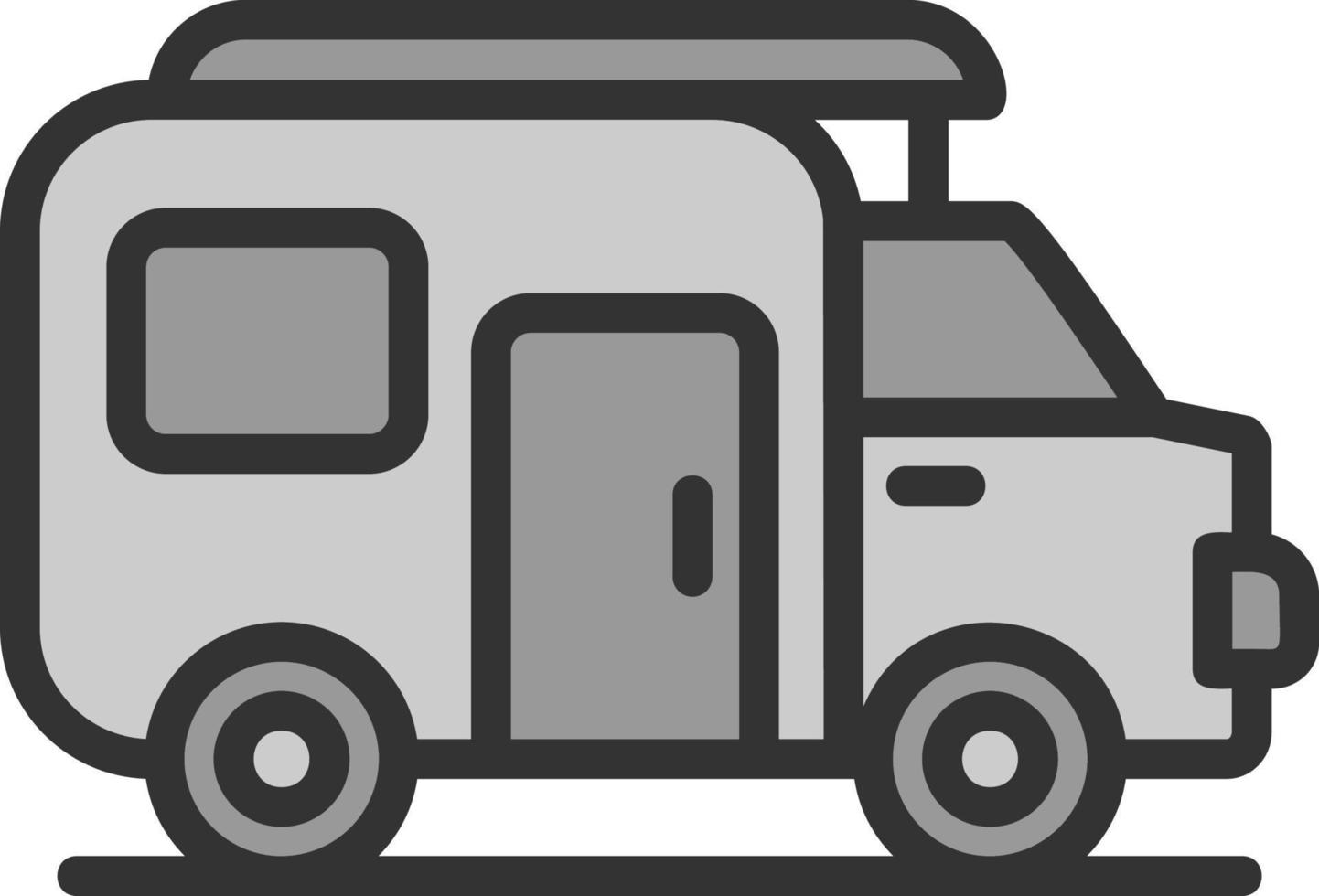 diseño de icono de vector de caravana