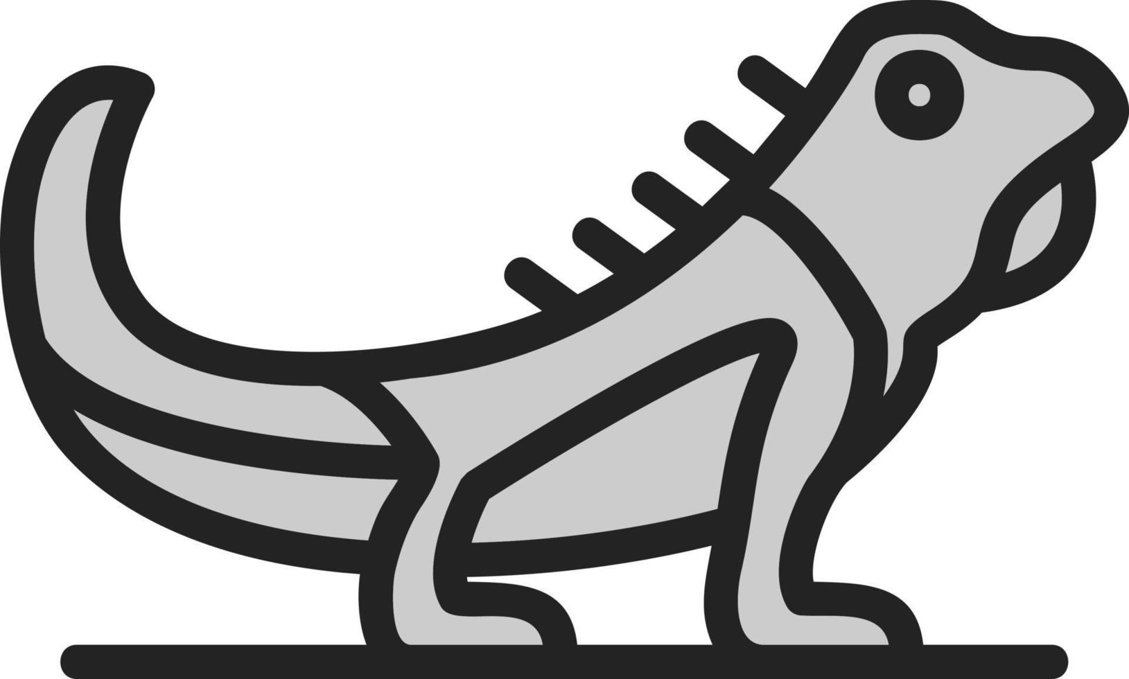 diseño de icono de vector de iguana