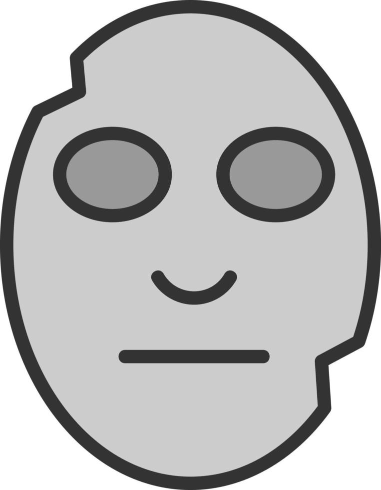Face Mask Vector Icon Design