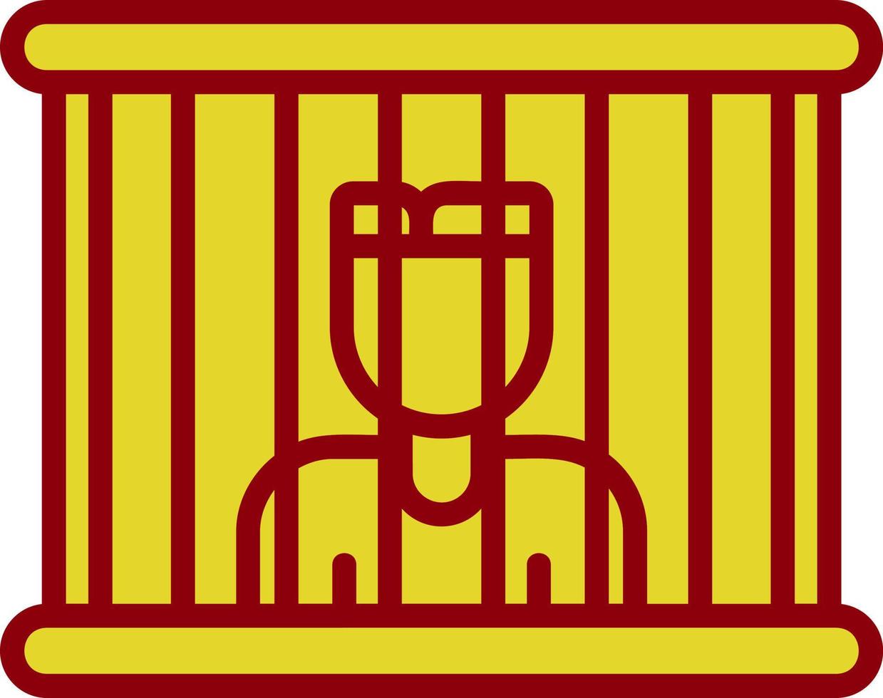 Prisoner Vector Icon Design