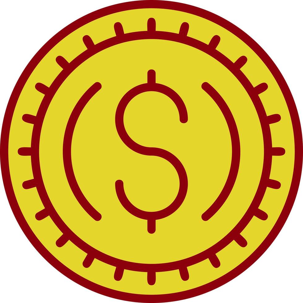 diseño de icono de vector de moneda