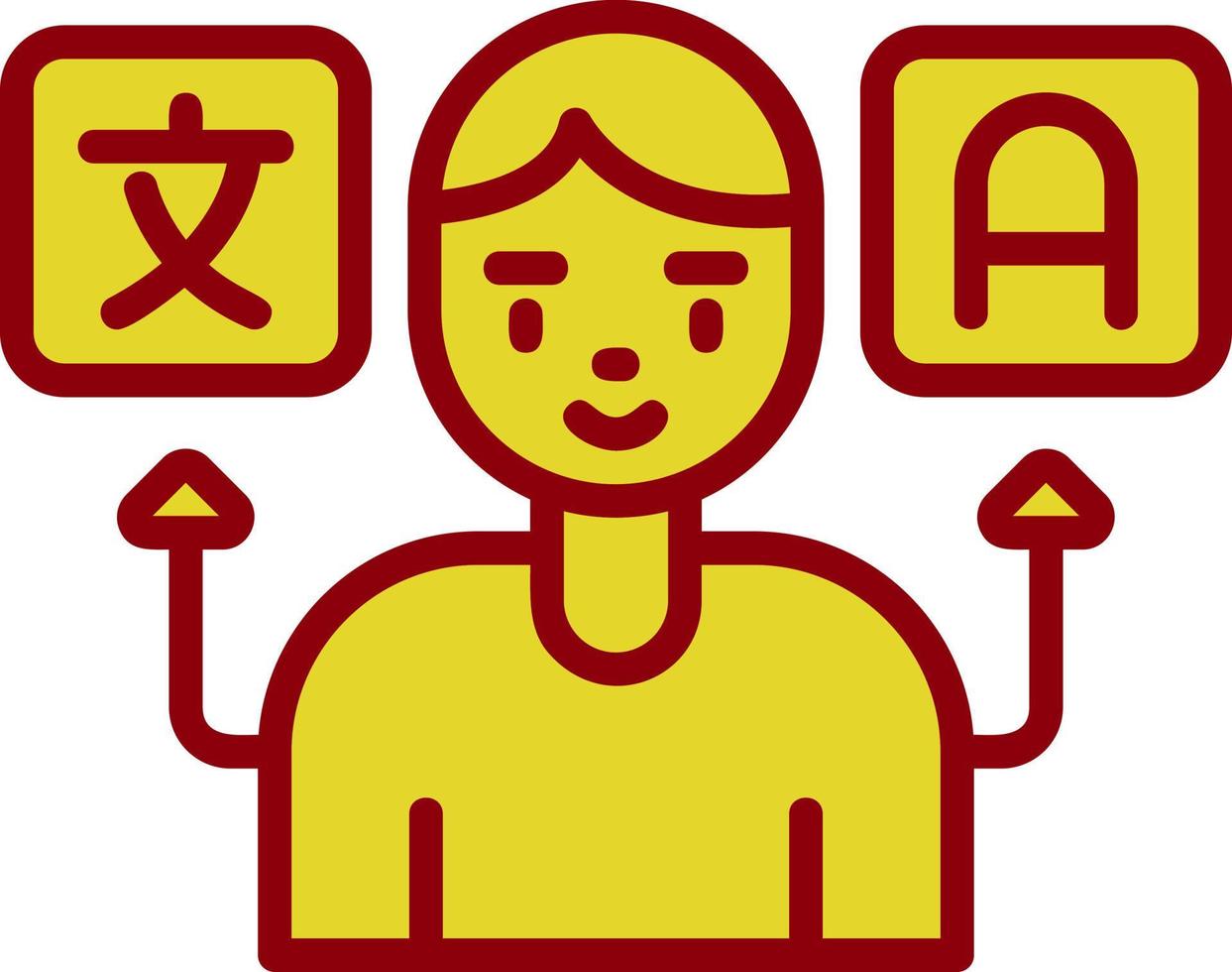 Translator Vector Icon Design