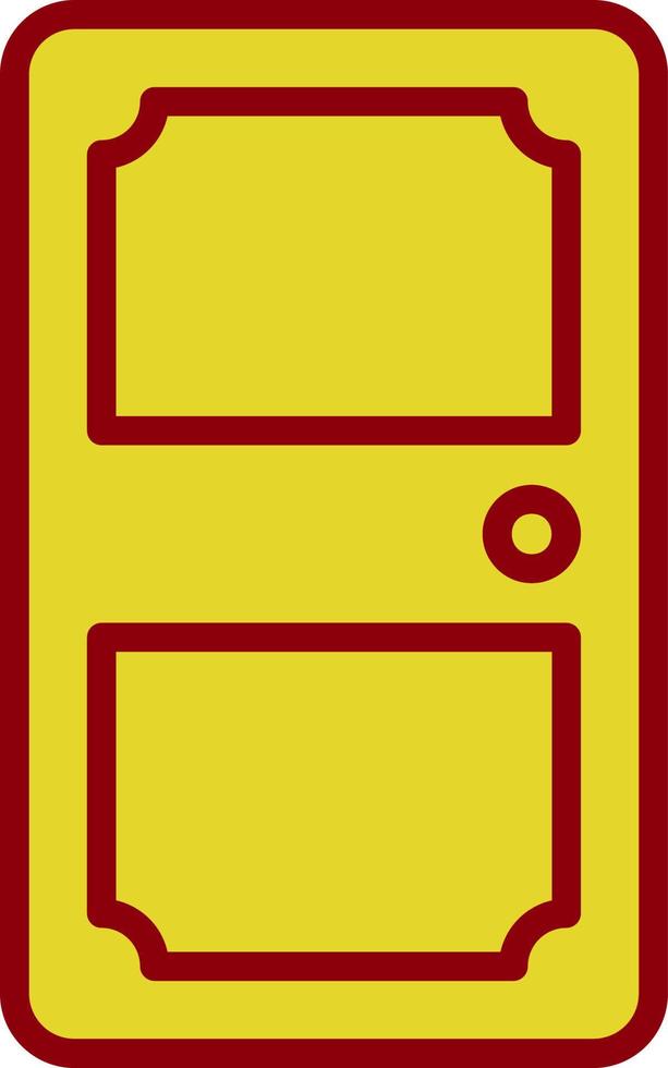 diseño de icono de vector de puerta