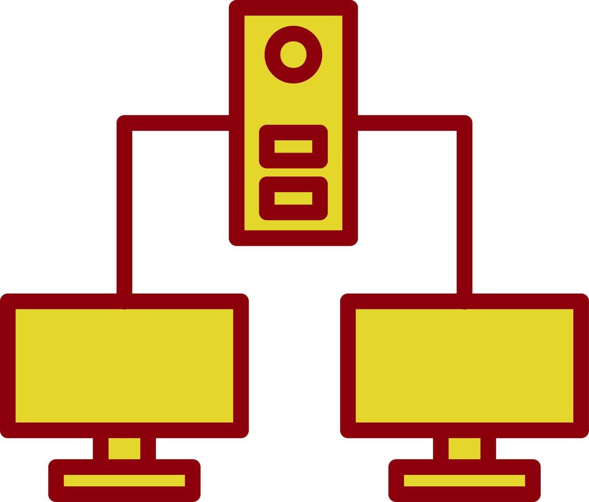 Computer Networks Vector Icon Design