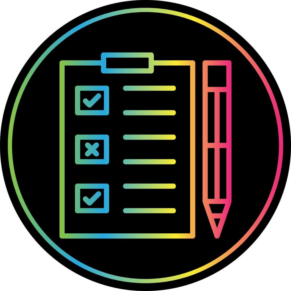 Assessment Vector Icon Design