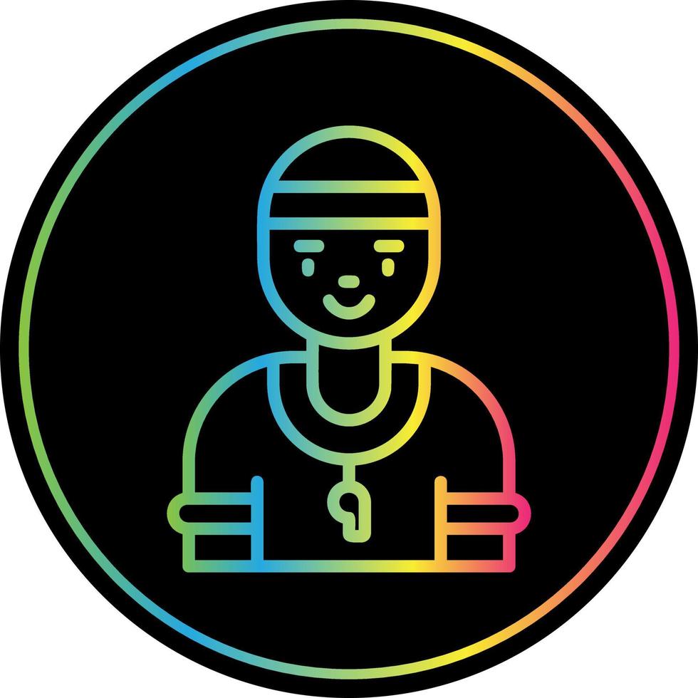 Trainer Vector Icon Design
