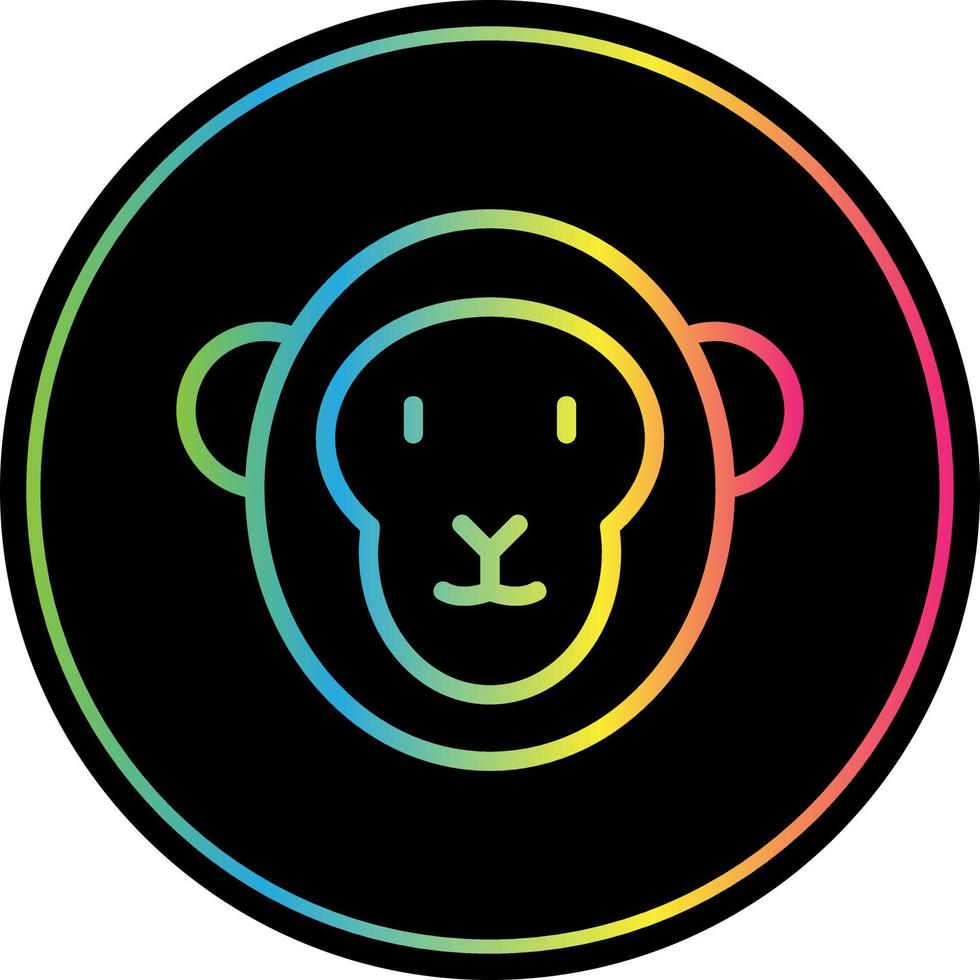 Monkey Vector Icon Design