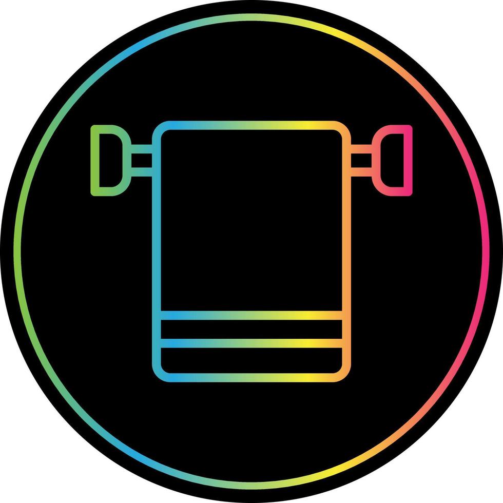 Towel Rack Vector Icon Design