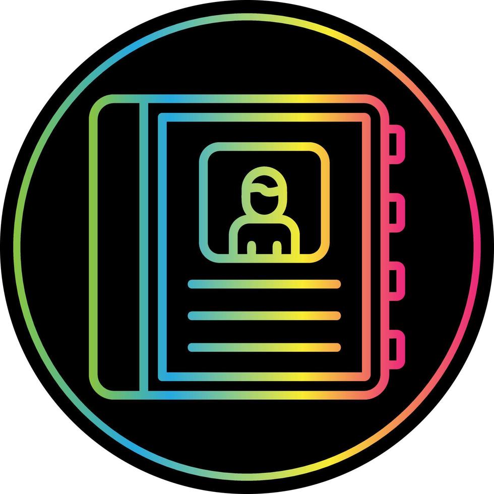Authobiography Vector Icon Design