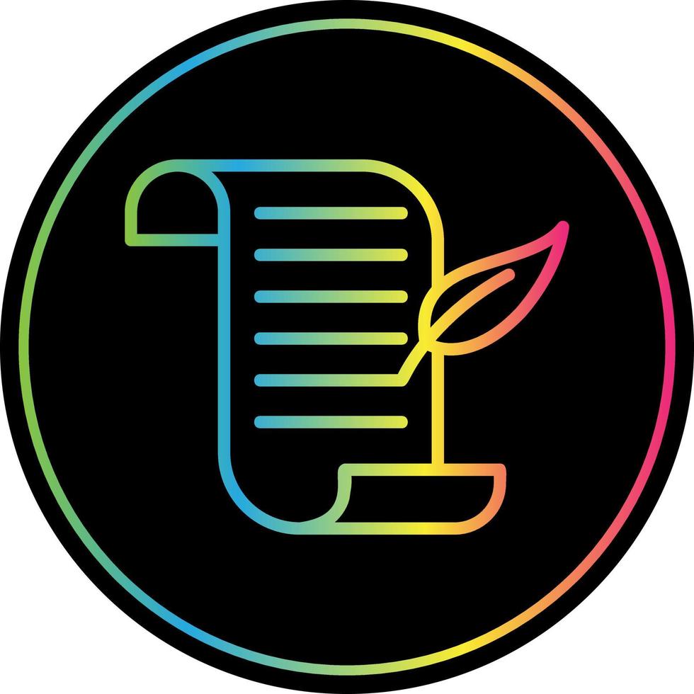 Screenplay Vector Icon Design
