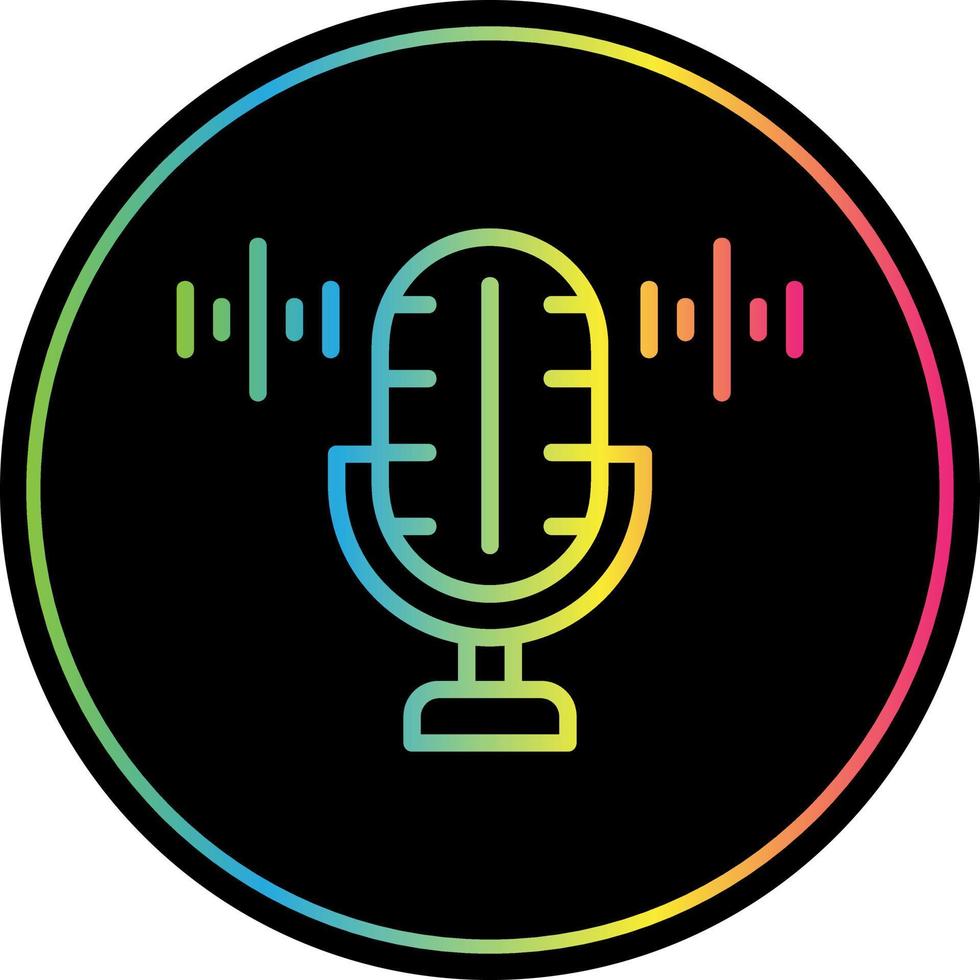 Voice Recorder Vector Icon Design
