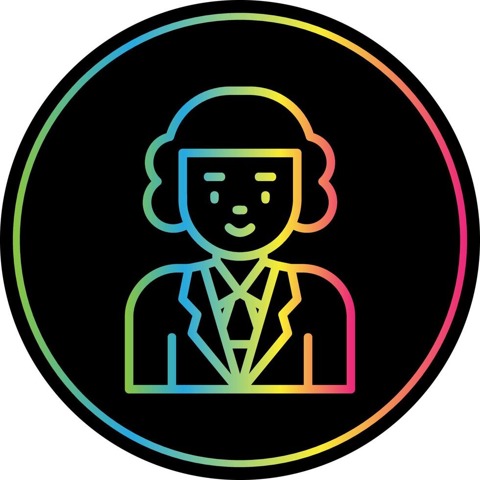 Judge Vector Icon Design