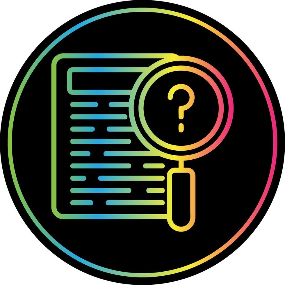 Evidence Vector Icon Design