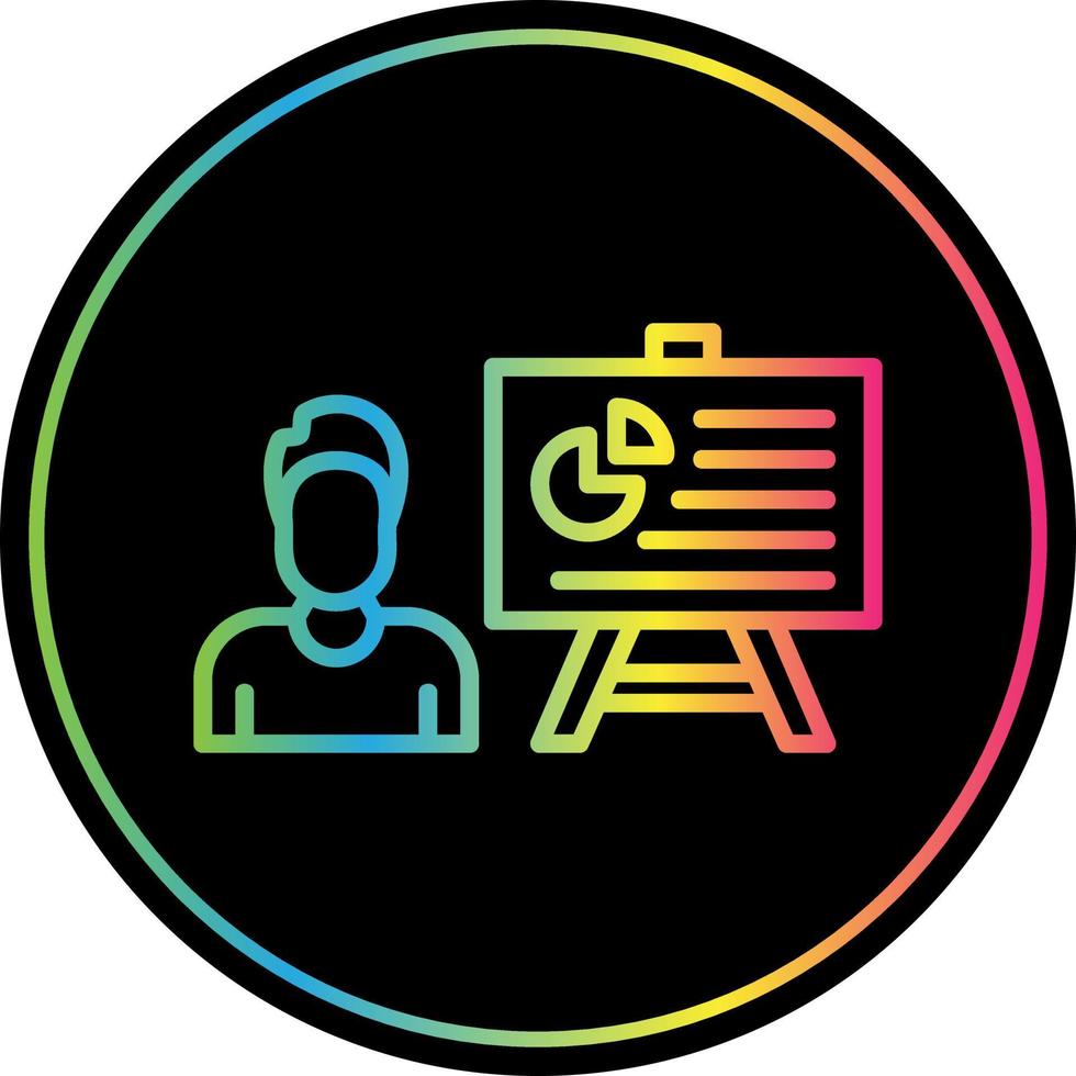 Presentation Vector Icon Design