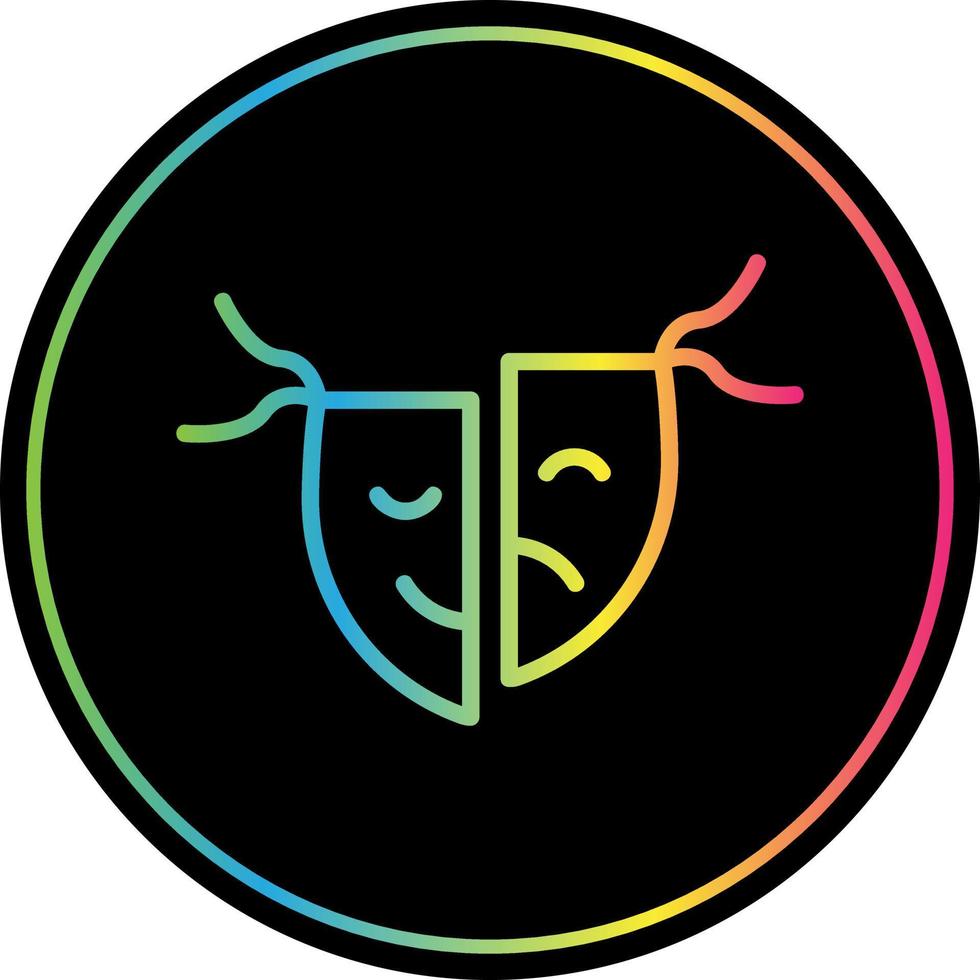 Tragedy Vector Icon Design